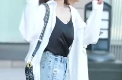 绿色衬衣小姐姐穿搭,清新脱俗，活力四溢