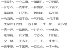 数字成语大全100个,百个经典成语诠释智慧与哲理